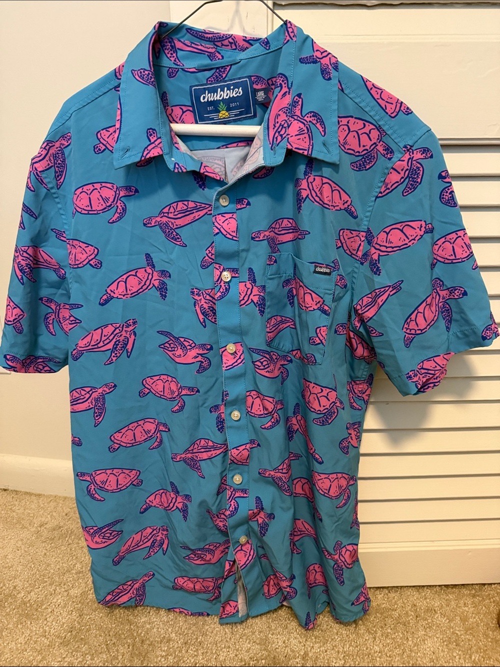 Chubbies Button Down Size Large